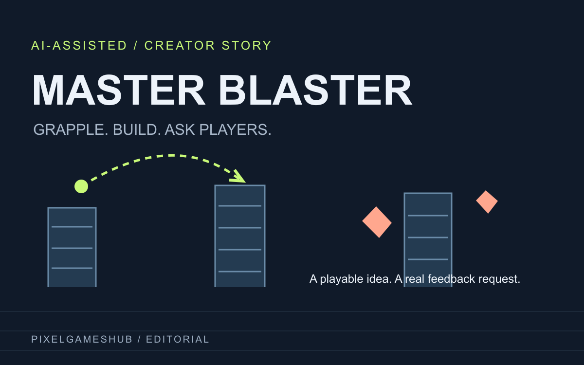 Master Blaster: رسم تحريري أصلي لقوس خطاف وأبراج قابلة للتدمير